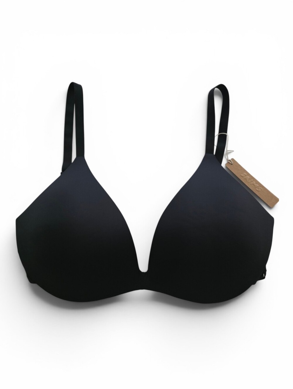 SKIMS Wireless Form Super Push-Up Bra Onyx Size 34 DDD